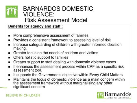 Ppt Barnardos Domestic Violence Risk Assessment Model By Claudette Malcolm Powerpoint