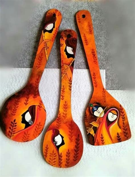 Pichwai Paintings African Art Paintings Wooden Spoon Crafts Wooden