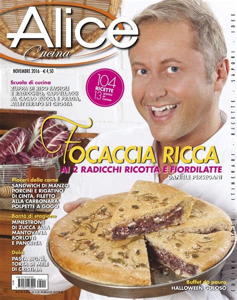 Alice Cucina 2016 11 Novembre En 2024 Gastronomia Cocina Italiana