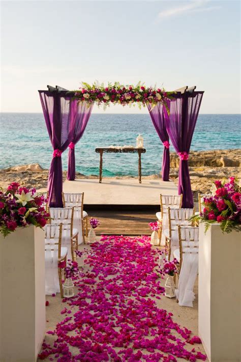Jamaica Destination Wedding Inspiration With Tropical Elegant Vibes Wedding Aisle