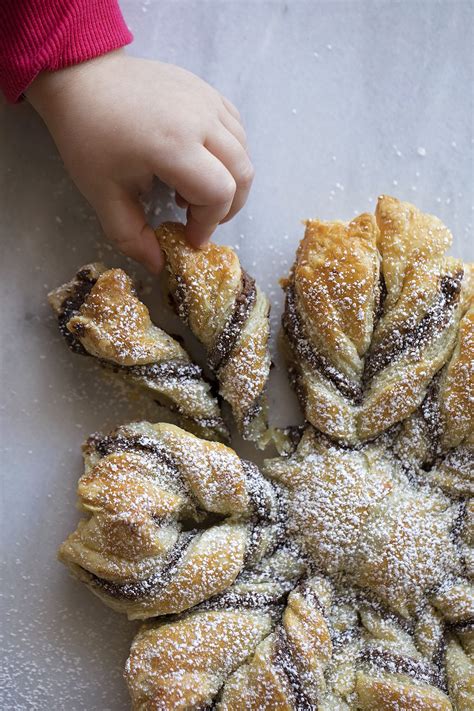Nutella Puff Pastry Snowflake Life Made Simple
