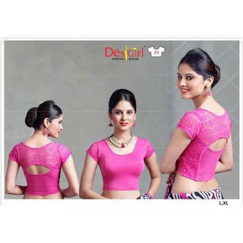 Desi Girl Designer Stretchable Blouse Size L Rs 400piece Compact