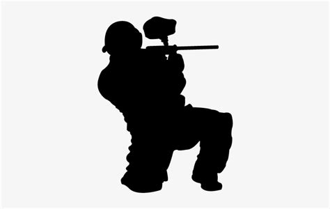 Images Of Paintball Gun Silhouette Paintball Silhouette Png X