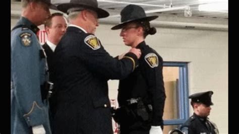 Presque Isle Police Officer Is First Female To Graduate Valedictorian