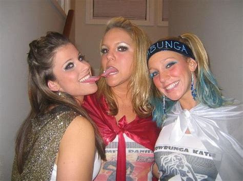College Girls At Halloween Parties Pics