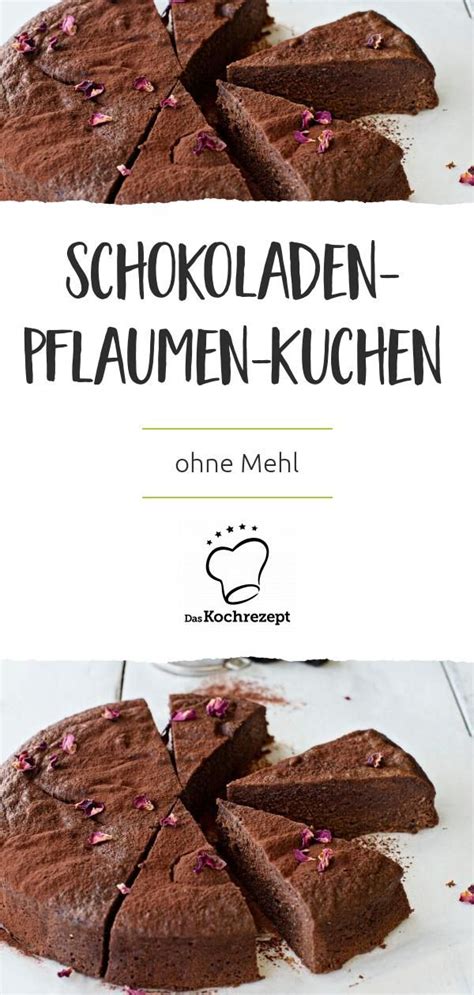 Selbst kuchen backen leicht gemacht! Schokoladen-Pflaumen-Kuchen ohne Mehl | DasKochrezept.de ...