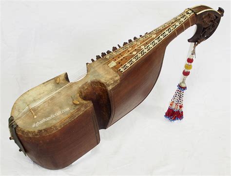 Traditional Folk Musical Instrument Afghanistan Rubab Rabab