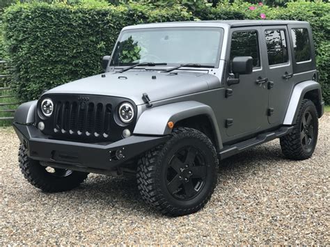 Jeep Wrangler Unlimited Wrapped In Anthracite Matt Grey Getjeeped