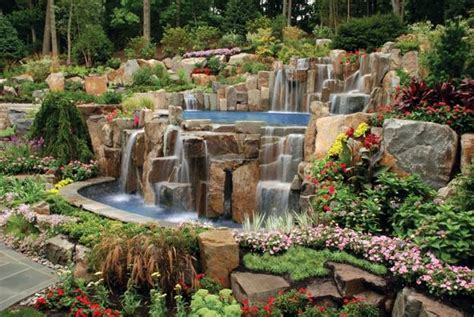 20 Spectacular Backyard Ideas Waterfalls That Top Off Backyard Landscaping