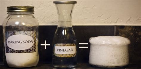 Baking soda and vinegar react chemically because one is a base and the other is an acid. What happens when vinegar is added to baking soda ...