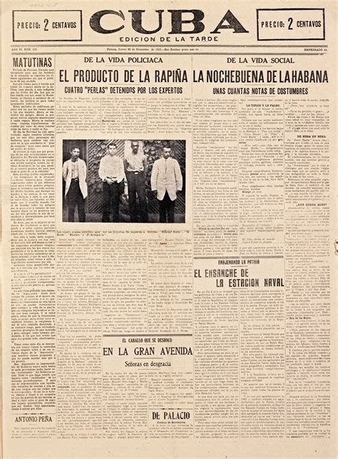 We care about the complete presentation of newspapers read in cuba. UFDC Home - Cuban Newspapers & Periodicals