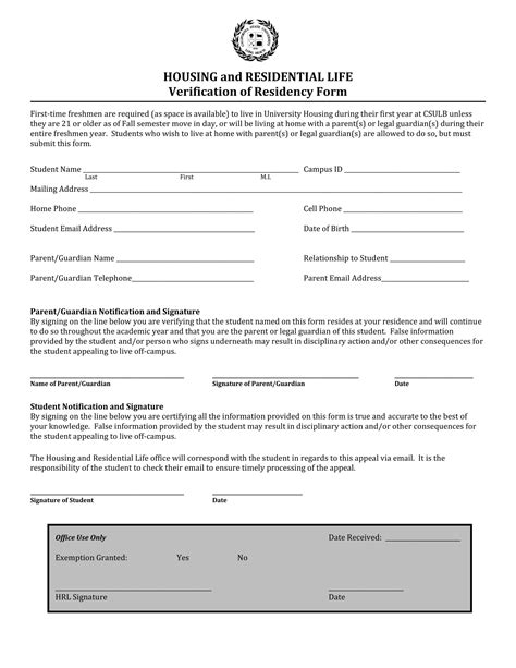 Hi Residency Verification Form Fill And Sign Printable Template Images