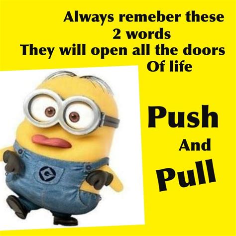 Minions are the best thing that ever happened to animated movies, not only they are so great in movie, they're funny and sarcastic humor quotes are taking the internet by storm, i really love how their sarcastic quotes are so relatable to real life, well here are some of the best hilarious funny minion quotes and i am sure you will be laughing hard when you go through these. Minion quotes… - Minion Quotes & Memes