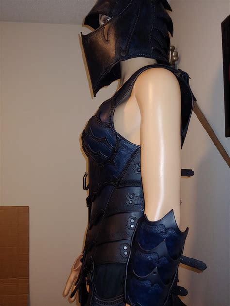 Leather Armor Female Fantasy Breastplate Inspired By Prince Etsy