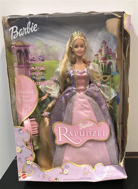 Nib Mattel Barbie As Rapunzel Doll 2001 Special Edition Never Opened