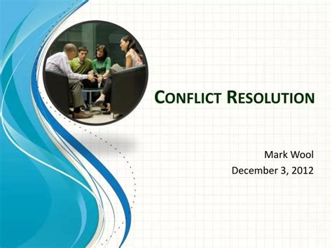 Ppt Conflict Resolution Powerpoint Presentation Free Download Id