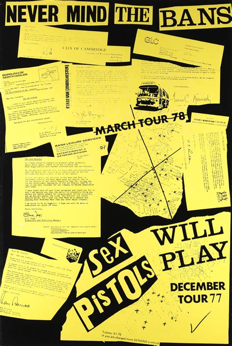 Bonhams The Sex Pistols A Group Of Six Promotional Posters 1977 1996 6
