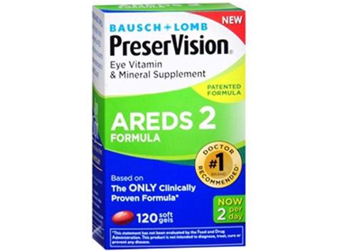 Bausch And Lomb Preservision Areds 2 Formula Soft Gels 120 Softgels