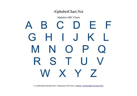 Large colorful alphabet flashcards for kindergarten & preschool! Free Printable Alphabet Charts in 7 Colors | Alphabet ...