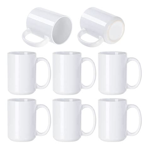 Wholesale 15 Oz Sublimation Mugs Blank Sublimation Cups White Mugs For Sublimation Manufacturer