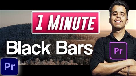 How To Add Black Bars Adobe Premiere Pro 2023 Cinematic Black Bars