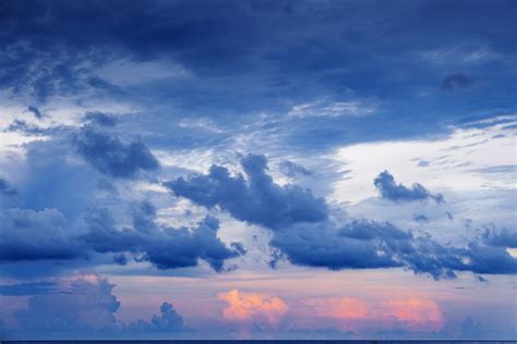 Pink Clouds Over An Ocean Sunset Stockfreedom Premium Stock Photography