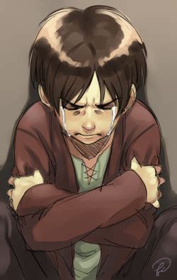 His facial features strongly resembled his mother's; Character infro - Eren Jaeger