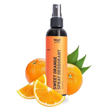 Sweet Orange Spray Deodorant All Natural Deodorant For Women And Men