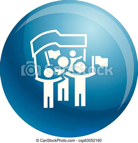 Political meeting icon, simple style. Political meeting icon. simple illustration of political ...