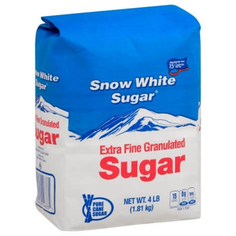 Snow White Sugar Granulated Sugar 4 Lb Smiths Food And Drug