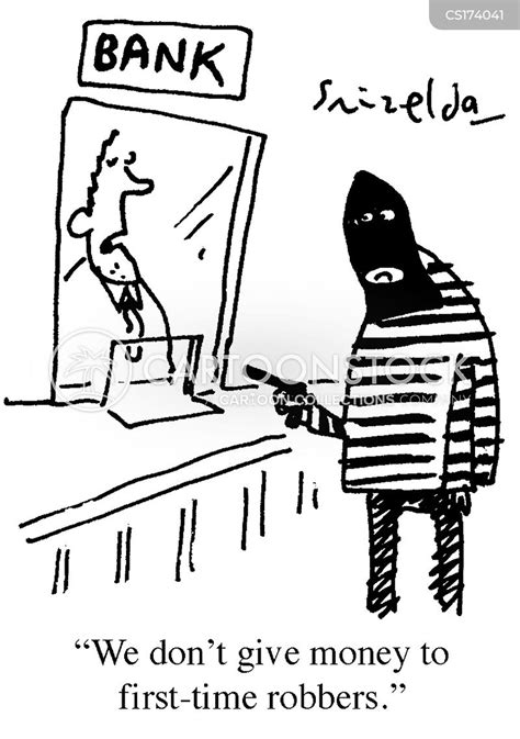 Bank Robber Cartoons And Comics Funny Pictures From Cartoonstock