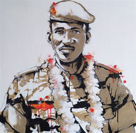 Thomas Sankara By Dadao 2021 Painting Artsper 1185666