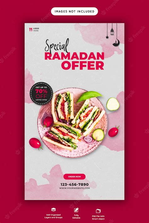 Premium Psd Special Ramadan Food Instagram Story Template Premium Psd