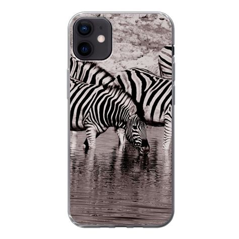 Muchowow Handyhülle Zebras Im Wasser Handyhülle Apple Iphone 12 Mini Smartphone Bumper Print