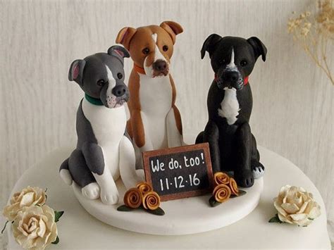 Personalized Custom Pet Dog Wedding Cake Pet Birthday Cake Etsy