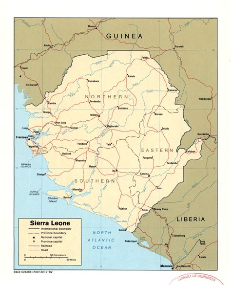 Large Detailed Political And Administrative Map Of Sierra Leone With