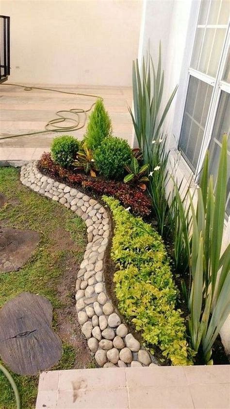 25 Beautiful Front Yard Rock Garden Landscaping Design Ideas ~ Godiygocom