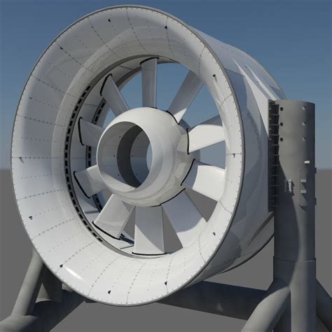 Marine Turbine 3d Model Cgtrader