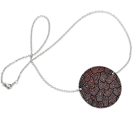 Aboriginal Jewellery Australian Made Pendant Necklace Nathania Nangala