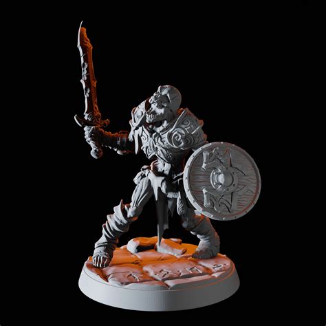 Draugr Warrior Miniature A For Dungeons And Dragons Pathfinder And