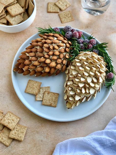 Pine Cone Shaped Cheese Ball Recipe Aint Too Proud To Meg