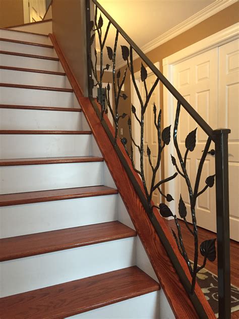 This client had an existing railing that was dated and did not meet code. Jason's Branch Railing - Schultz Ornamental Iron