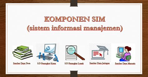 Komponen Sistem Informasi Manajemen