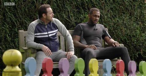 danny dyer and richard blackwood s very prominent bulges send eastenders fans into meltdown