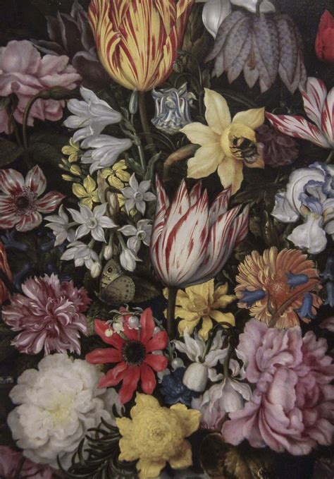 Detail A Still Life Of Flowers In A Wan Li Vase Ambrosius Bosschaert
