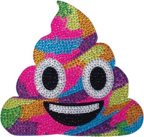 Buy Iscream Sparkly Rhinestone X Pressive Rainbow Unicorn Poop Emoji 2
