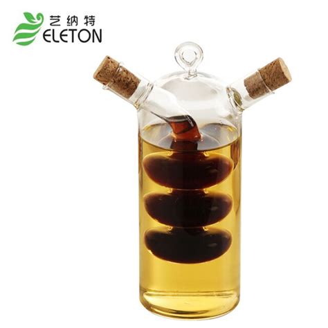 Creative Kitchen Oil And Vinegar Bottles Sauce Glass Jar Sealed Multifunction Seasoning Glass