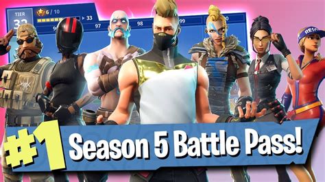 Season 5 Fortnite Battle Pass Skins Fortnite Free Pass 7