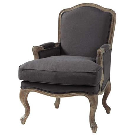 We offer high quality residential and commercial grade furniture. Linen armchair in grey taupe Château | Maisons du Monde