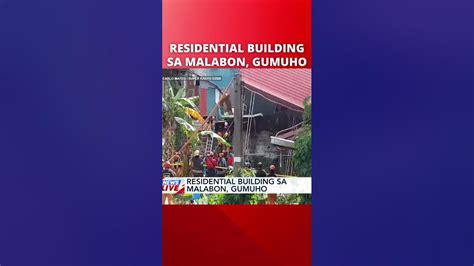 Residential Building Sa Malabon Gumuho News Live Shorts Youtube